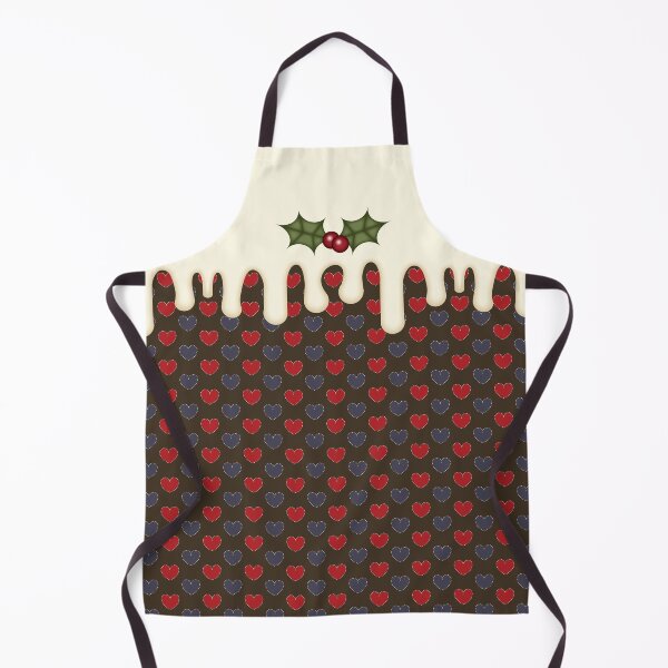 Item preview, Festive Chocolate Drip Heart Pattern designed and sold by LCWaterworth.