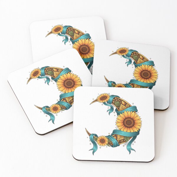 Item preview, Golden Sunflower Crescent Crest designed and sold by pumsquare.