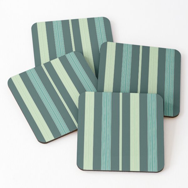 Item preview, Muted green vertical stripe pattern thin lines minimalist sage aesthetic subtle geometric designed and sold by WildHugeDot.