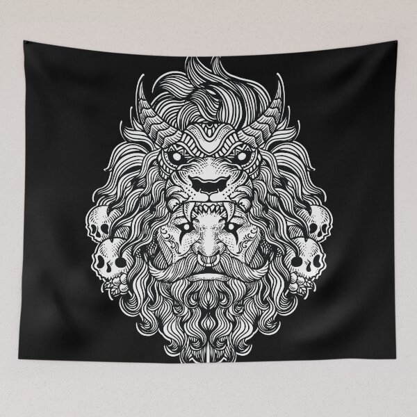 Item preview, Lion Skull designed and sold by ifteekhar26.