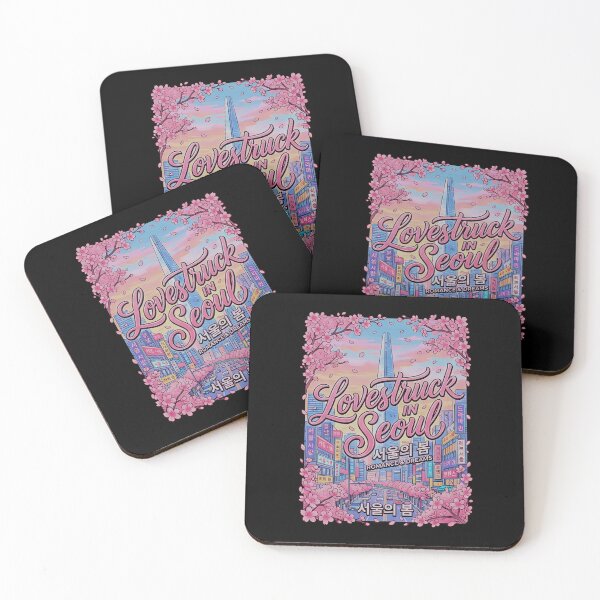 Item preview, XO Kitty Lovestruck In Seoul Romance Dreams Cherry Blossom City Skyline Korean designed and sold by graphixpolash.