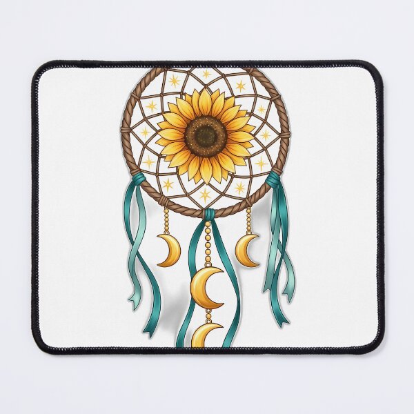 Item preview, Sunflower Dreamcatcher Moon Charms designed and sold by pumsquare.