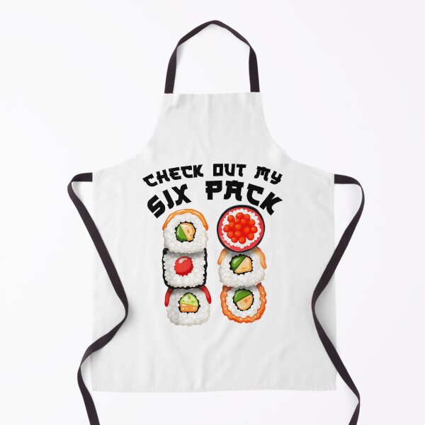 Item preview, Check Out My Six Pack Sushi Funny Food designed and sold by eliramaison.