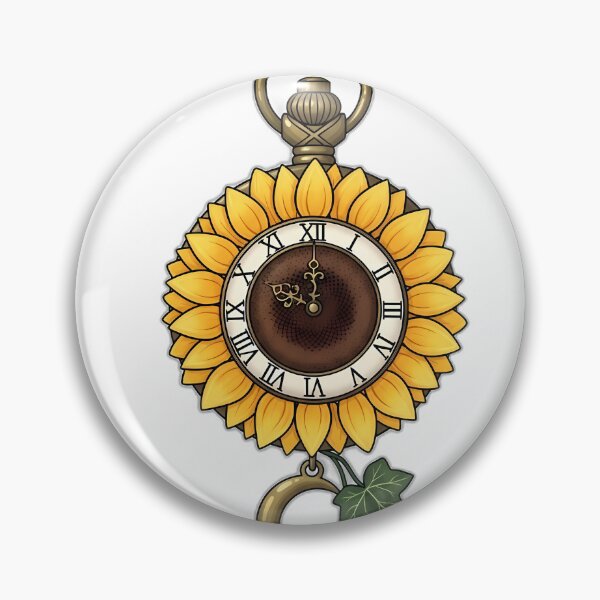 Artikelvorschau, Sonnenblumen-Taschenuhr-Anhänger entworfen und verkauft von pumsquare.