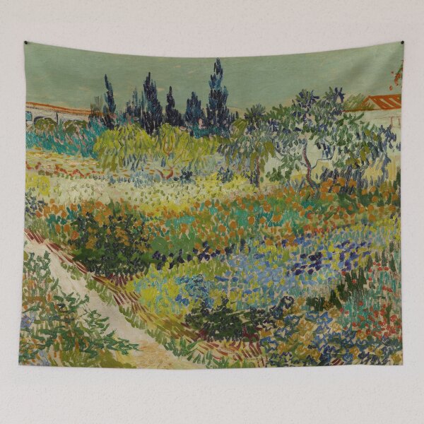 Item preview, Garden at Arles by Vincent van Gogh: Post Impressionist Garden Wall Art designed and sold by artofuniverse.
