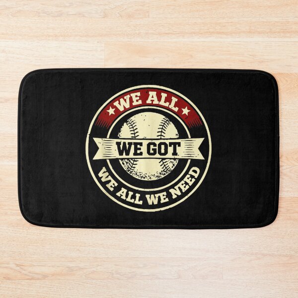 Item preview, We All We Got Baseball Team Motto Vintage Style designed and sold by miaa-artistshop.