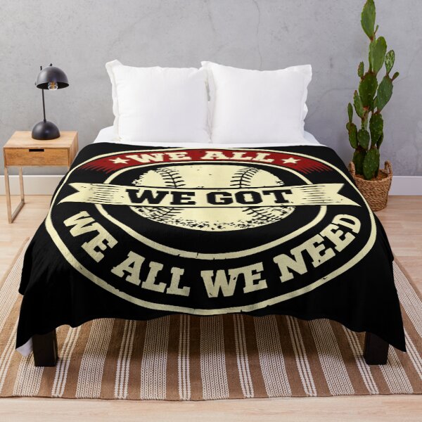 Item preview, We All We Got Baseball Team Motto Vintage Style designed and sold by miaa-artistshop.