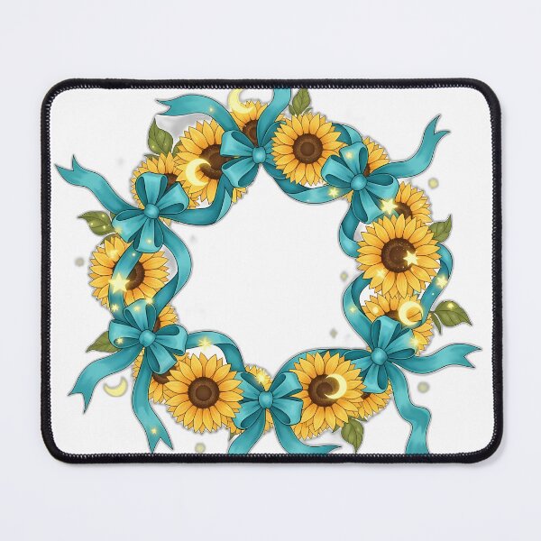Item preview, Sunflower Ribbon Wreath designed and sold by pumsquare.
