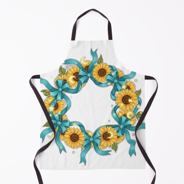 Item preview, Sunflower Ribbon Wreath designed and sold by pumsquare.