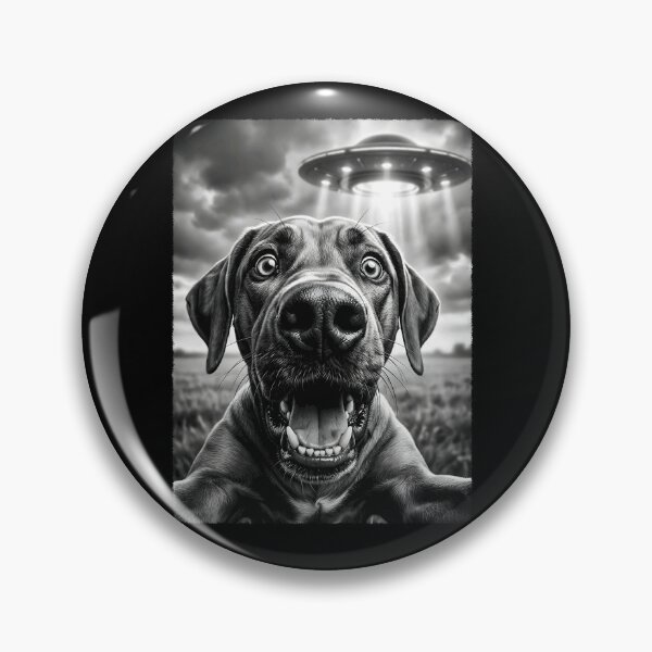 Item preview, Vintage Rhodesian Ridgeback UFO Alien Dog Mom Dad Lover designed and sold by TerryConnells.