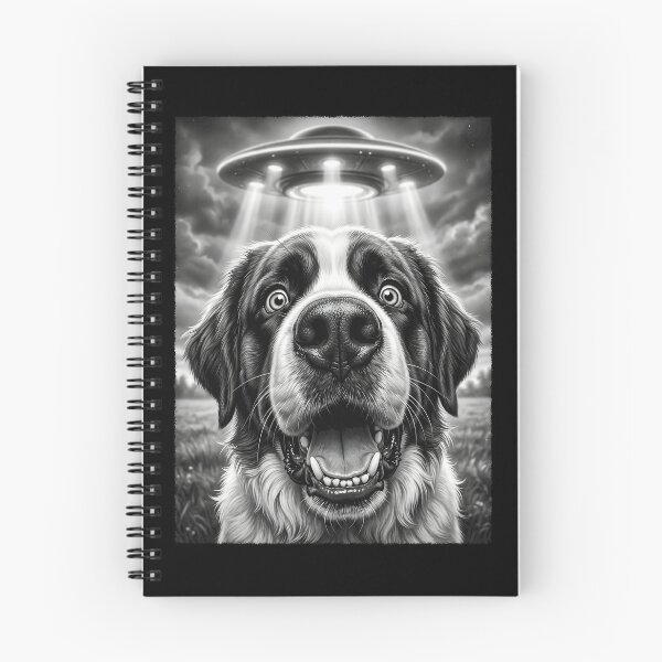 Item preview, Vintage Saint Bernard UFO Alien Dog Mom Dad Lover designed and sold by TerryConnells.