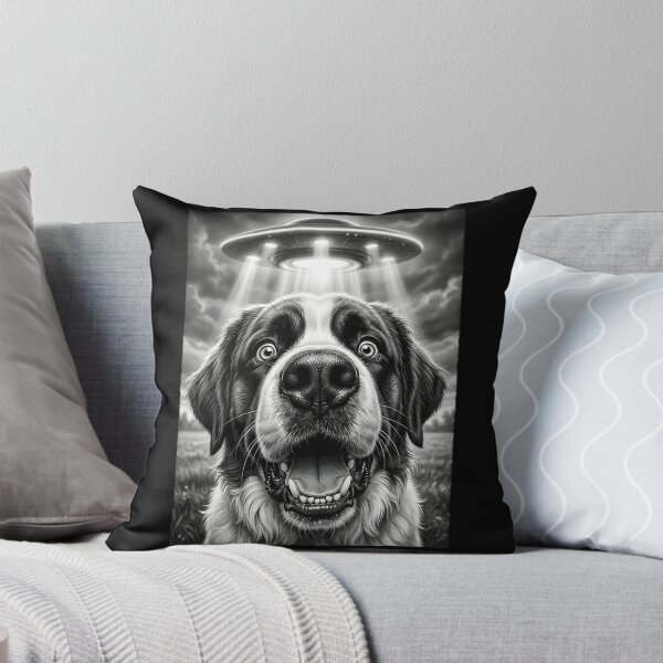 Item preview, Vintage Saint Bernard UFO Alien Dog Mom Dad Lover designed and sold by TerryConnells.