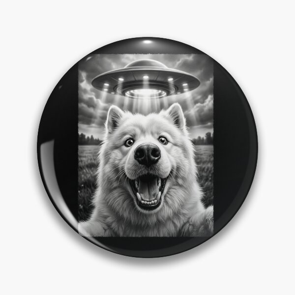 Item preview, Vintage Samoyed UFO Alien Dog Mom Dad Lover designed and sold by TerryConnells.