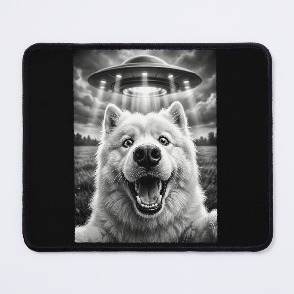 Item preview, Vintage Samoyed UFO Alien Dog Mom Dad Lover designed and sold by TerryConnells.