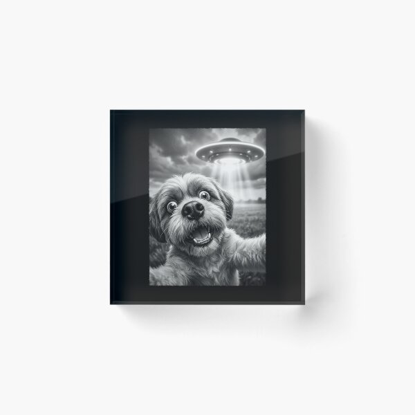 Item preview, Vintage Shih Tzu UFO Alien Dog Mom Dad Lover designed and sold by TerryConnells.