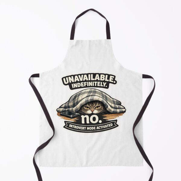 Item preview, Unavailable Indefinitely Cat Introvert Sticker designed and sold by Gentlestate.