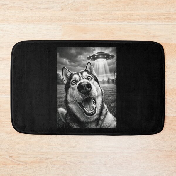 Item preview, Vintage Siberian Husky UFO Alien Dog Mom Dad Lover designed and sold by TerryConnells.