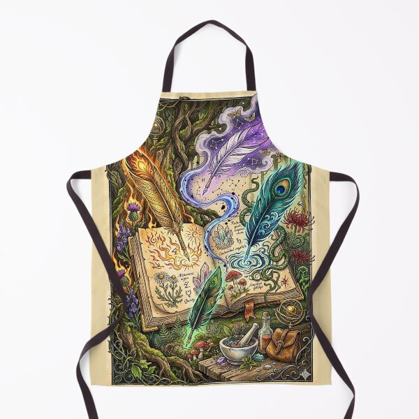 Item preview, Elemental Quill Grimoire designed and sold by elaemor-art.