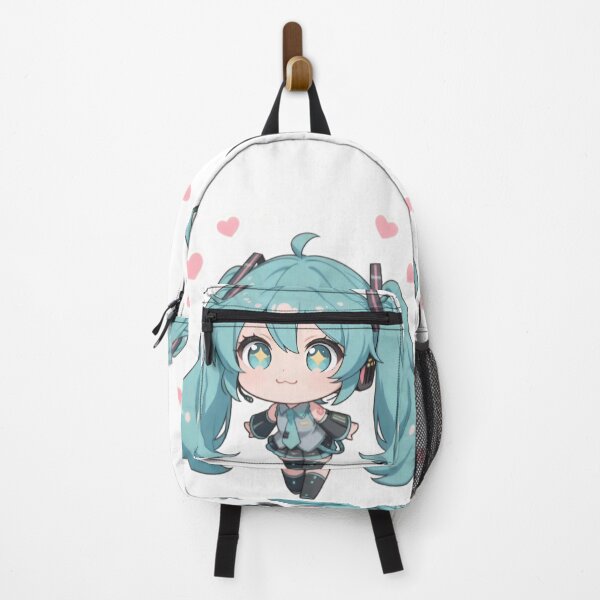 Item preview, Kawaii Twin Tail Anime Girl – Cute Virtual Idol Style, Chibi Anime Character with Hearts, Aesthetic Otaku Art designed and sold by Dyan4.