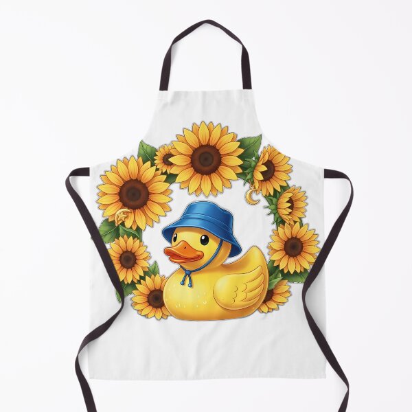 Artikelvorschau, Gummiente Sonnenblumen-Schwimmring entworfen und verkauft von pumsquare.