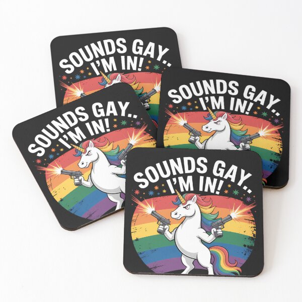 Item preview, Funny Rainbow Support Equality Unicorn LGBT Pride designed and sold by pisliturabcons.