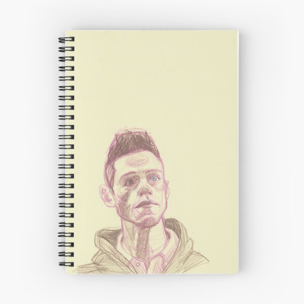 Artikelvorschau, Porträt von Rami Malek als Elliot entworfen und verkauft von idledaze.
