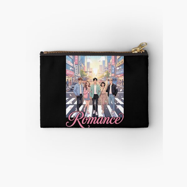Item preview, Romance Korean Drama Friends Seoul XO Kitty Crosswalk Sunset Cherry Blossom Pastel designed and sold by graphixpolash.