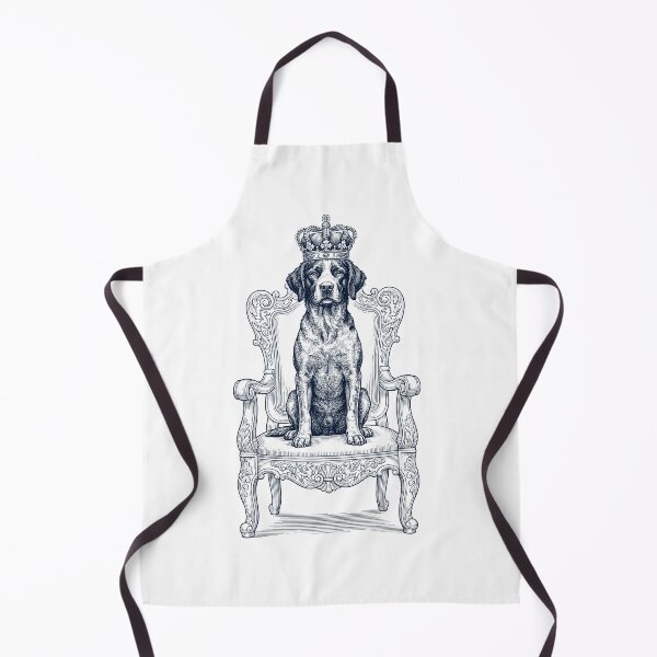 Item preview, Vintage Brittany King Crown Funny Dog Lover designed and sold by DoodleTortle.