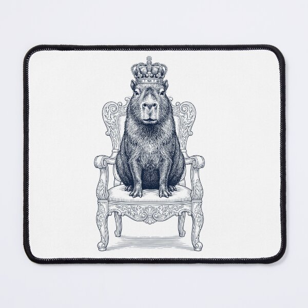 Item preview, Vintage Capybara King Crown Funny Animal Lover designed and sold by DoodleTortle.