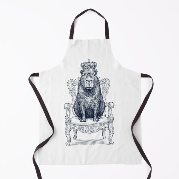 Item preview, Vintage Capybara King Crown Funny Animal Lover designed and sold by DoodleTortle.