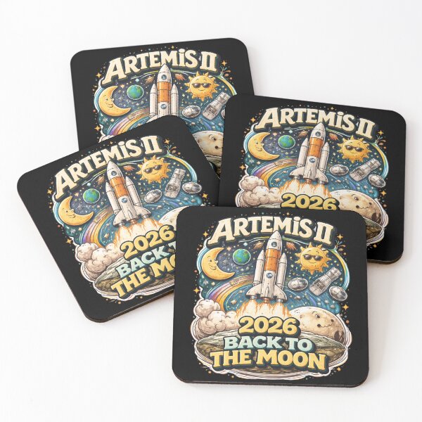 Item preview, Retro 2026 Moon Mission - Future Astronaut Vintage Space Art designed and sold by axiksa10.