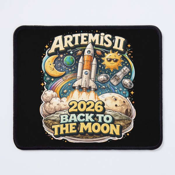 Item preview, Retro 2026 Moon Mission - Future Astronaut Vintage Space Art designed and sold by axiksa10.