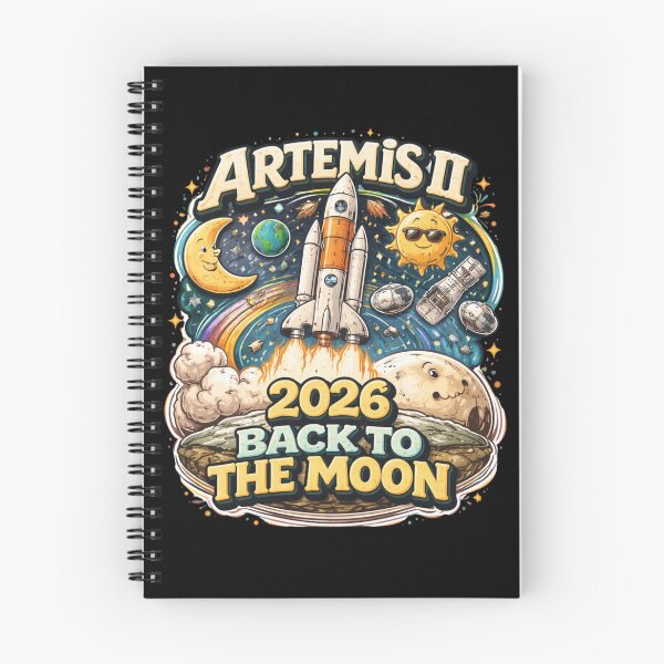 Item preview, Retro 2026 Moon Mission - Future Astronaut Vintage Space Art designed and sold by axiksa10.