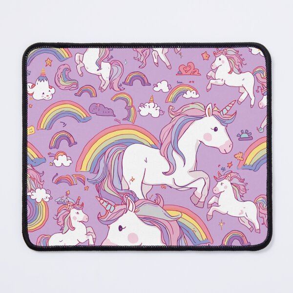 Item preview, Unicorn and rainbow pattern designed and sold by Heaven1111.