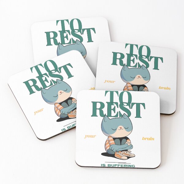 Item preview, it´s ok to rest, your brain is buffering designed and sold by GlimmerAura.