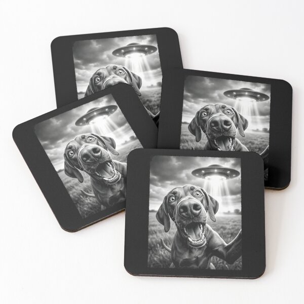 Item preview, Vintage Vizsla UFO Alien Dog Mom Dad Lover designed and sold by TerryConnells.