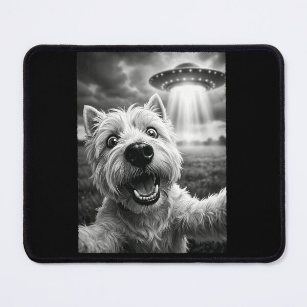 Item preview, Vintage West Highland White Terrier UFO Alien Dog Mom Dad Lover designed and sold by TerryConnells.