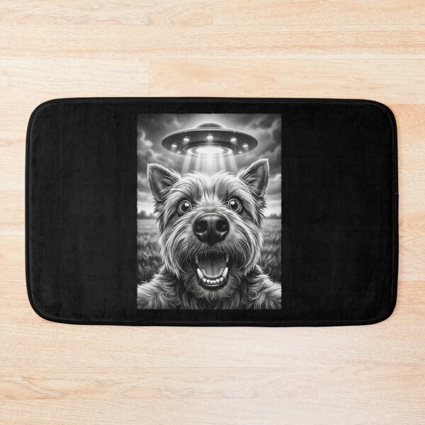 Item preview, Vintage Yorkshire Terrier UFO Alien Dog Mom Dad Lover designed and sold by TerryConnells.