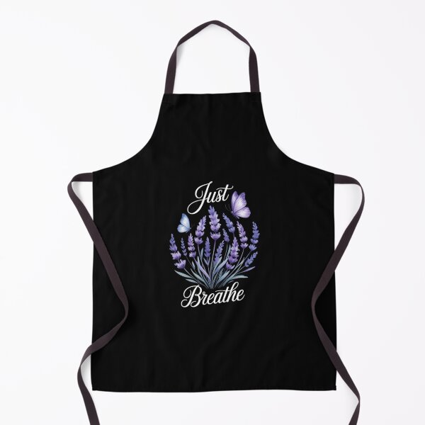 Item preview, Just Breathe Purple & Blue Lavender Flower Women Mental Health designed and sold by TrinaEspinoza.