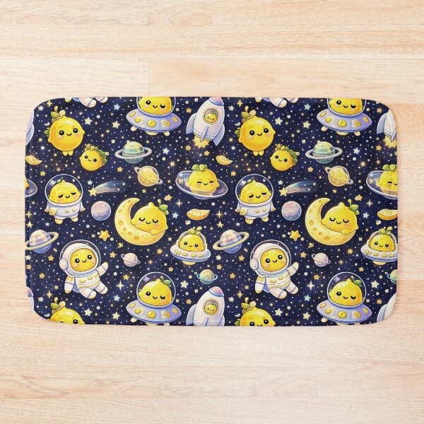 Item preview, Kawaii Lemons in Space designed and sold by KiwiGrizzly.