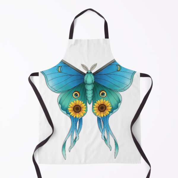 Artikelvorschau, Blaue Mondmotte Sonnenblumenflecken entworfen und verkauft von pumsquare.