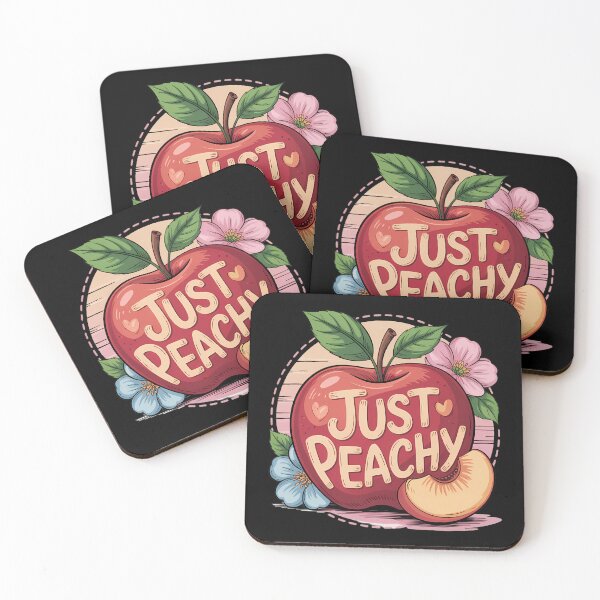 Item preview, Just Peachy Hello Summer Vibes Summertime Vacation Peach designed and sold by TrinaEspinoza.