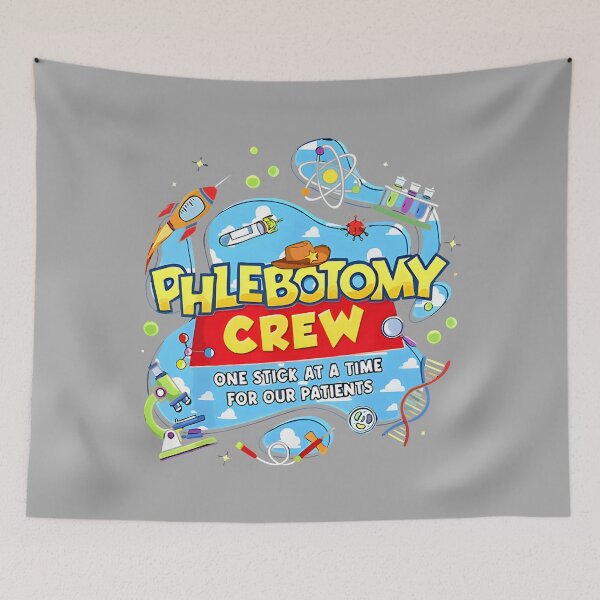 Item preview, Funny Lab Week 2026 Phlebotomy Crew Retro Medical Lab Tech designed and sold by KathieFaugh.