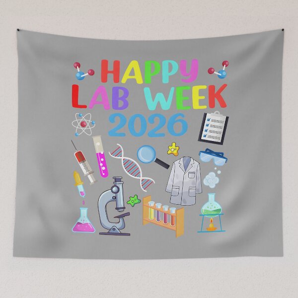 Item preview, Happy Lab Week 2026 Lab Technician Medical Laboratory designed and sold by KathieFaugh.