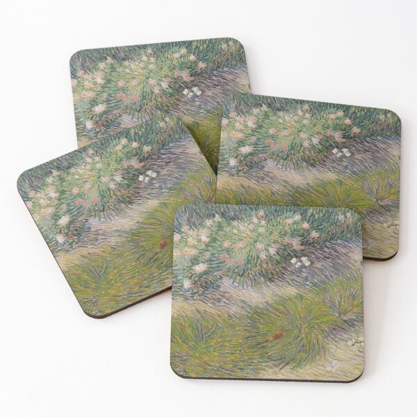 Item preview, Grass and Butterflies by Vincent van Gogh: Post Impressionist Garden Poster designed and sold by artofuniverse.