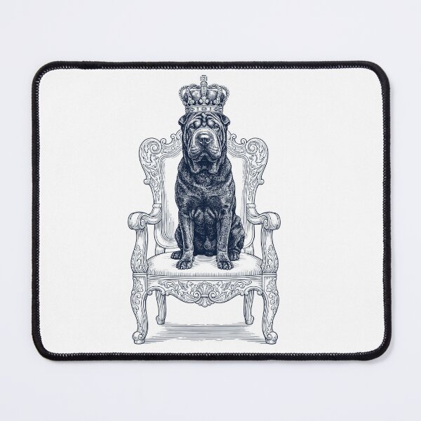 Item preview, Vintage Chinese Shar Pei King Crown Funny Dog Lover designed and sold by DoodleTortle.