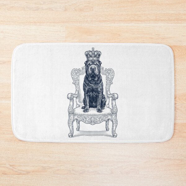 Item preview, Vintage Chinese Shar Pei King Crown Funny Dog Lover designed and sold by DoodleTortle.