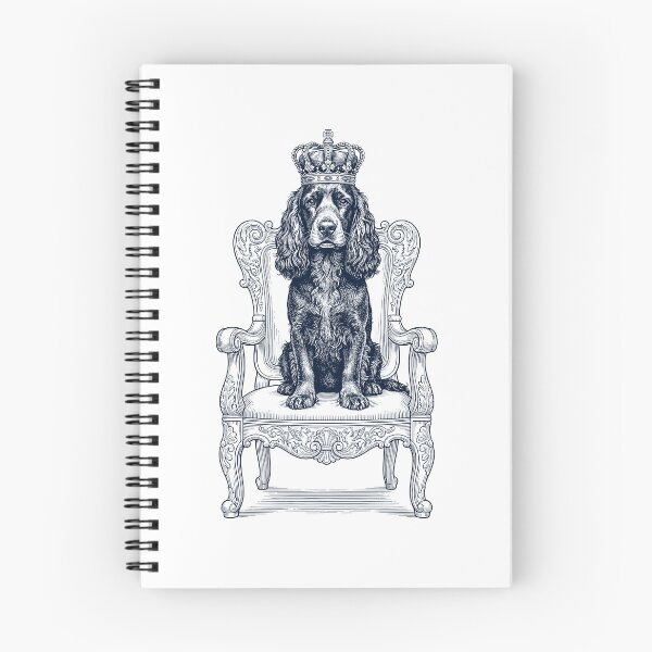 Item preview, Vintage Cocker Spaniel King Crown Funny Dog Lover designed and sold by DoodleTortle.