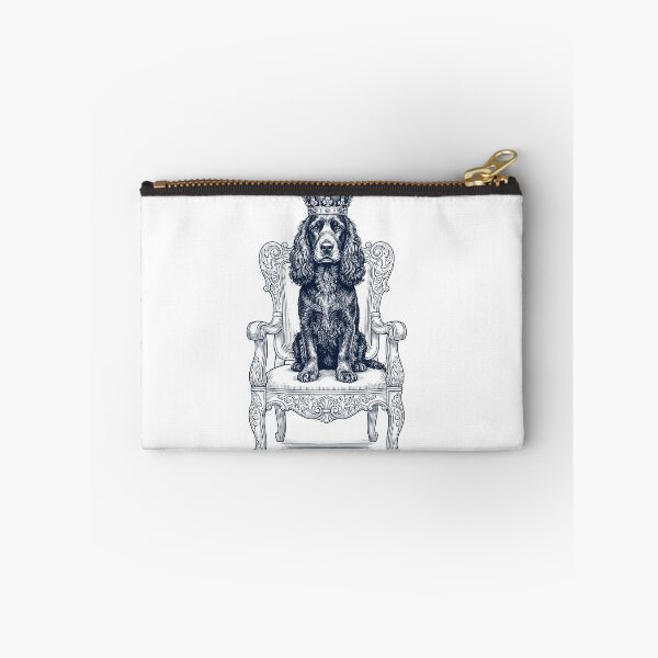 Item preview, Vintage Cocker Spaniel King Crown Funny Dog Lover designed and sold by DoodleTortle.