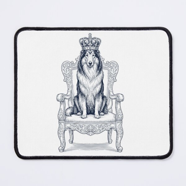 Item preview, Vintage Collie King Crown Funny Dog Lover designed and sold by DoodleTortle.